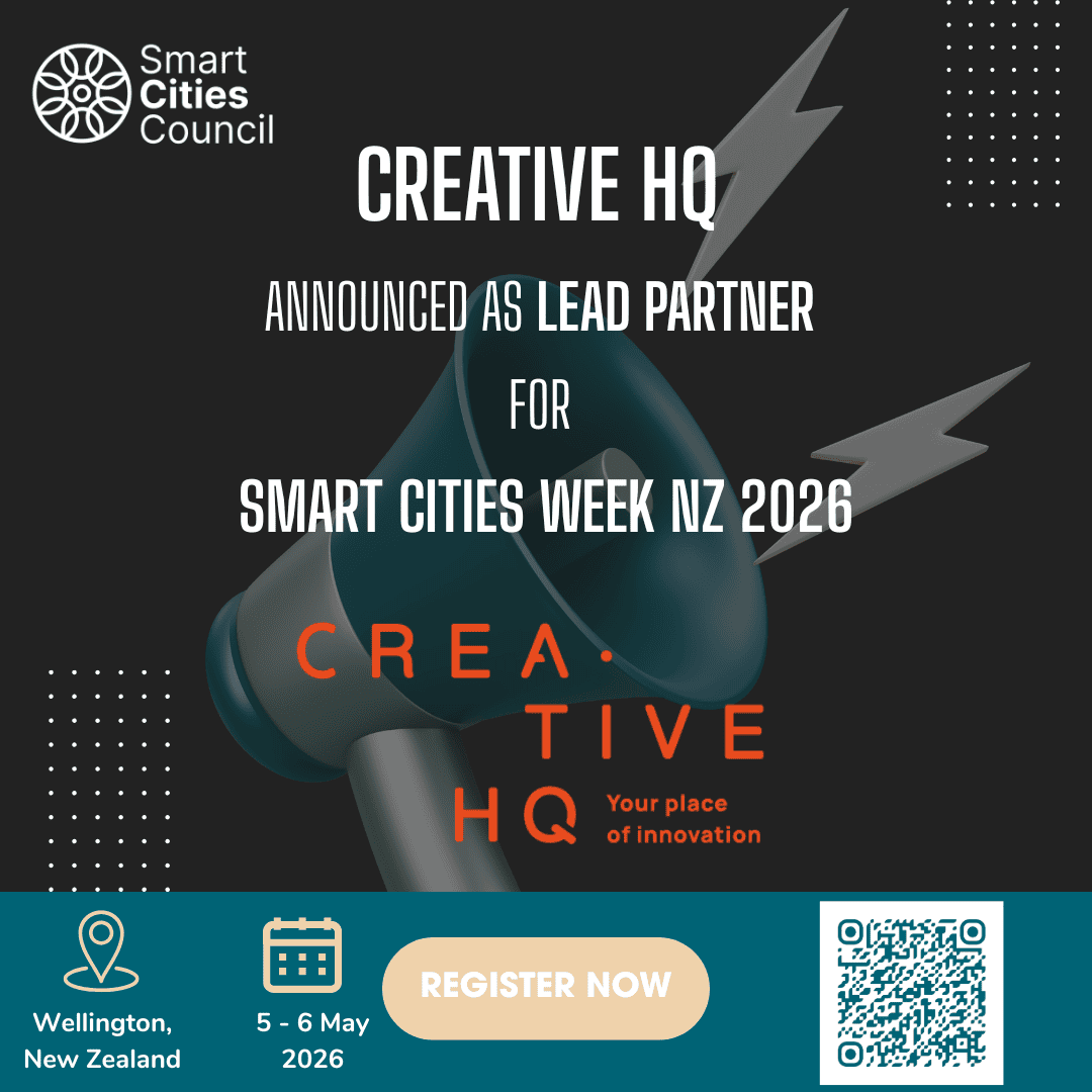 Creative HQ Announced as Lead Partner for Smart Cities Week NZ 2026